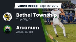 Recap: Bethel Township  vs. Arcanum  2017