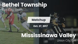 Matchup: Bethel vs. Mississinawa Valley  2017