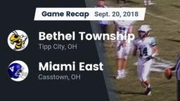 Recap: Bethel Township  vs. Miami East  2018