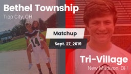 Matchup: Bethel vs. Tri-Village  2019