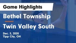 Bethel Township  vs Twin Valley South  Game Highlights - Dec. 3, 2020