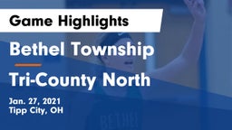 Bethel Township  vs Tri-County North  Game Highlights - Jan. 27, 2021