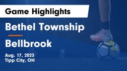Bethel Township  vs Bellbrook  Game Highlights - Aug. 17, 2023