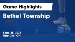 Bethel Township  Game Highlights - Sept. 25, 2023