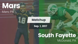 Matchup: Mars  vs. South Fayette  2017