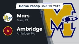 Recap: Mars  vs. Ambridge  2017