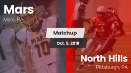 Matchup: Mars  vs. North Hills  2018