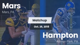 Matchup: Mars  vs. Hampton  2018