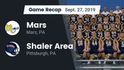 Recap: Mars  vs. Shaler Area  2019