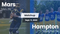 Matchup: Mars  vs. Hampton  2020