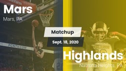 Matchup: Mars  vs. Highlands  2020