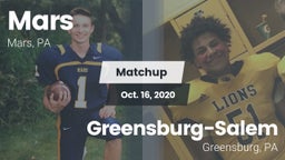 Matchup: Mars  vs. Greensburg-Salem  2020