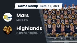 Recap: Mars  vs. Highlands  2021