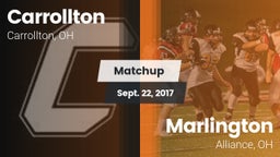 Matchup: Carrollton High vs. Marlington  2017