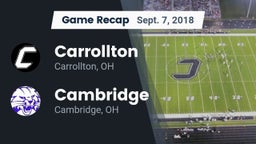 Recap: Carrollton  vs. Cambridge  2018