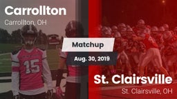 Matchup: Carrollton High vs. St. Clairsville  2019