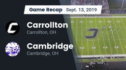 Recap: Carrollton  vs. Cambridge  2019