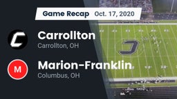 Recap: Carrollton  vs. Marion-Franklin  2020