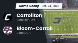 Recap: Carrollton  vs. Bloom-Carroll  2020