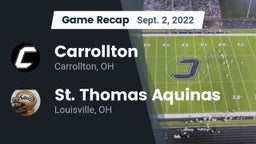 Recap: Carrollton  vs. St. Thomas Aquinas  2022