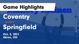 Coventry  vs Springfield  Game Highlights - Oct. 5, 2021