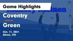 Coventry  vs Green  Game Highlights - Oct. 11, 2021