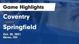 Coventry  vs Springfield  Game Highlights - Oct. 20, 2021