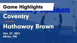 Coventry  vs Hathaway Brown  Game Highlights - Oct. 27, 2021