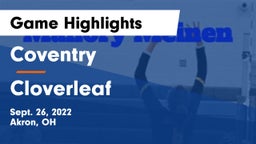 Coventry  vs Cloverleaf  Game Highlights - Sept. 26, 2022