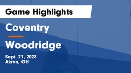 Coventry  vs Woodridge  Game Highlights - Sept. 21, 2023