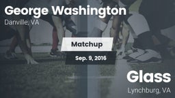 Matchup: George Washington vs. Glass  2016