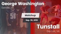 Matchup: George Washington vs. Tunstall  2016