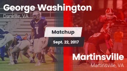 Matchup: George Washington vs. Martinsville  2017