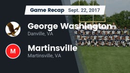 Recap: George Washington  vs. Martinsville  2017