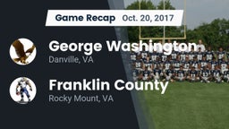 Recap: George Washington  vs. Franklin County  2017