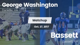 Matchup: George Washington vs. Bassett  2017