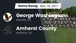 Recap: George Washington  vs. Amherst County  2017