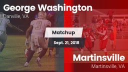 Matchup: George Washington vs. Martinsville  2018