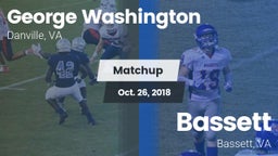 Matchup: George Washington vs. Bassett  2018