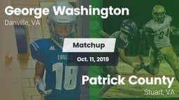 Matchup: George Washington vs. Patrick County  2019