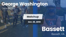 Matchup: George Washington vs. Bassett  2019