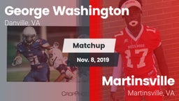 Matchup: George Washington vs. Martinsville  2019