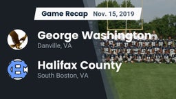 Recap: George Washington  vs. Halifax County  2019