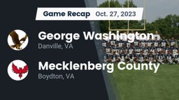 Recap: George Washington  vs. Mecklenberg County  2023