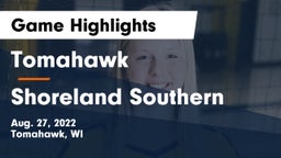 Tomahawk  vs Shoreland Southern Game Highlights - Aug. 27, 2022