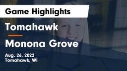 Tomahawk  vs Monona Grove  Game Highlights - Aug. 26, 2022