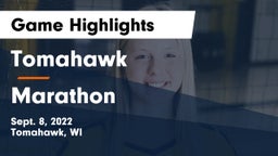 Tomahawk  vs Marathon  Game Highlights - Sept. 8, 2022