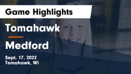 Tomahawk  vs Medford  Game Highlights - Sept. 17, 2022