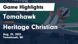 Tomahawk  vs Heritage Christian  Game Highlights - Aug. 25, 2023