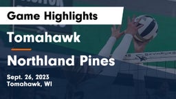 Tomahawk  vs Northland Pines  Game Highlights - Sept. 26, 2023